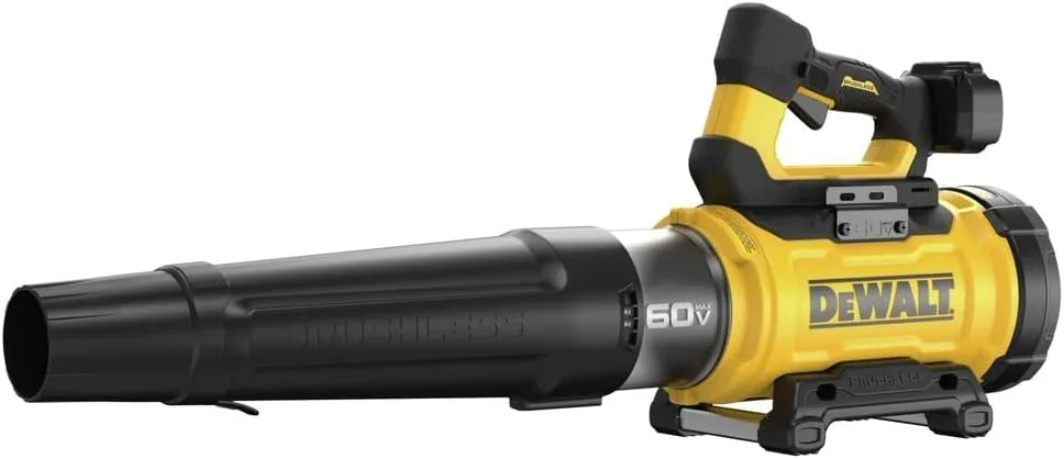 DEWALT DCBL777B 60V MAX FLEXVOLT handheld blower in yellow and black, tool only without battery