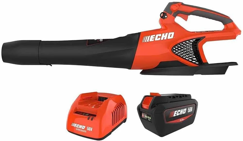 ECHO eFORCE DPB-2500 cordless leaf blower kit with a 56V battery and charger