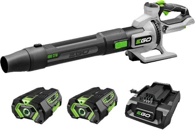 EGO POWER+ LB8803-2 leaf blower kit with two batteries and a charger