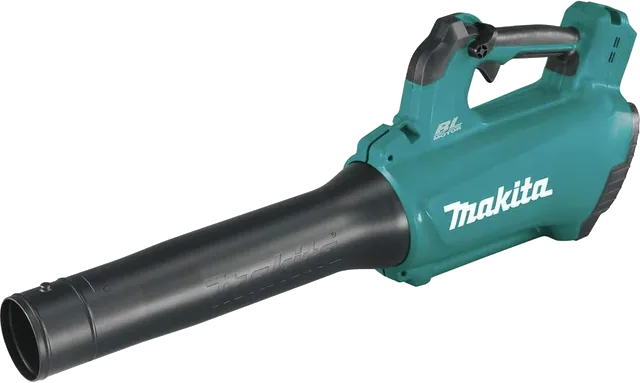 Makita XBU03Z 18V LXT teal brushless blower with black nozzle, tool only, no battery