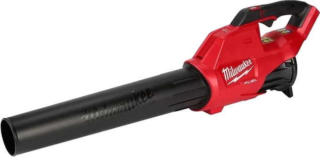 Milwaukee M18 FUEL 2724-20 leaf blower in red and black, shown as a bare tool